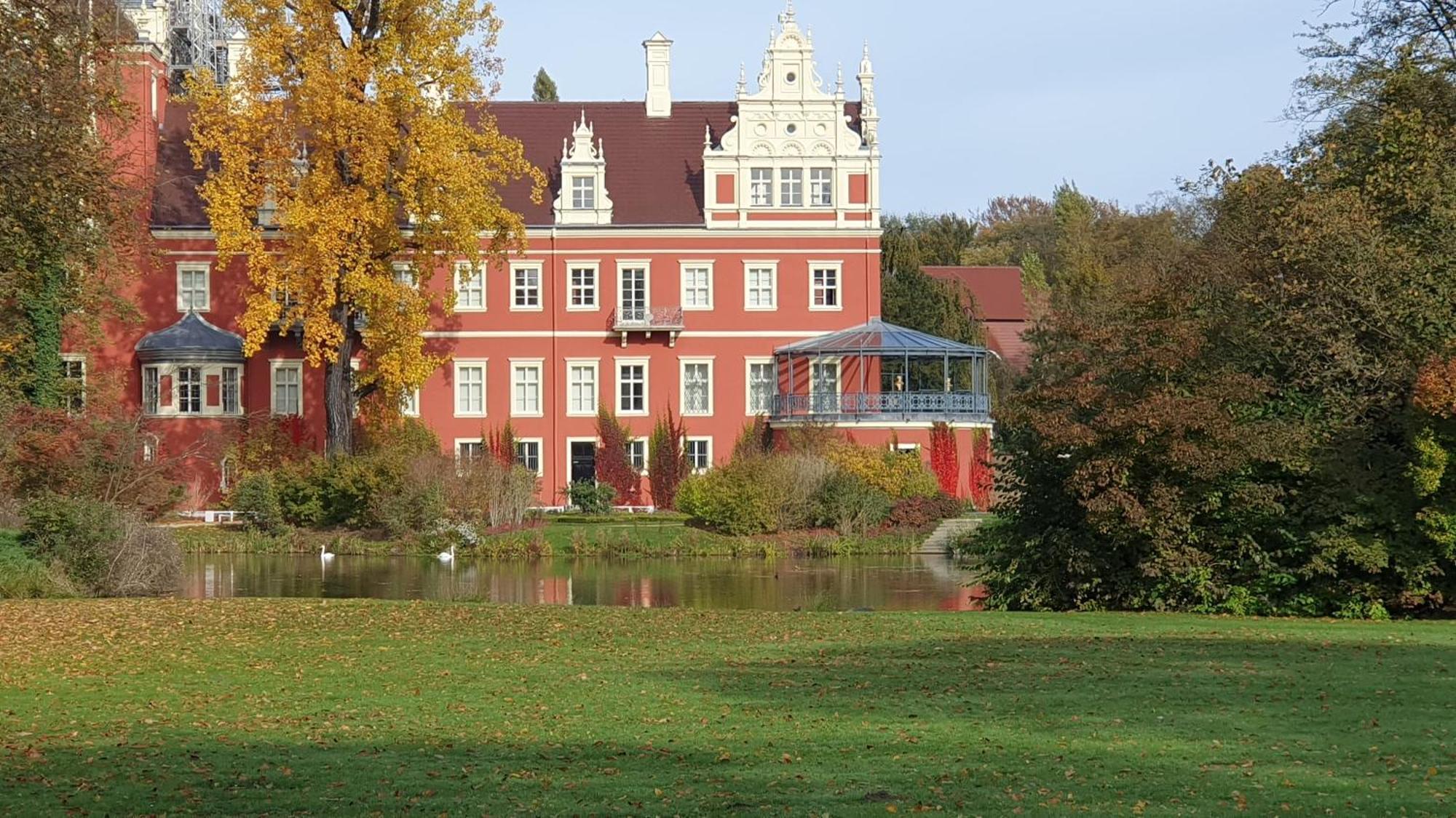 Ferienwohnung Am See Kromlau Bagian luar foto
